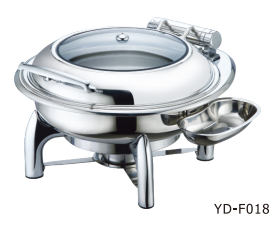 ROUND HYDRAULIC CHAFING DISH (W/WINDOW LID) 