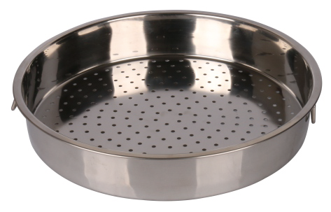 S/S ROUND PAN W/HOLE
