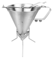 S/S FUNNEL WITH STAND