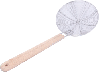 S/S FRY SKIMMER W/W.HDL